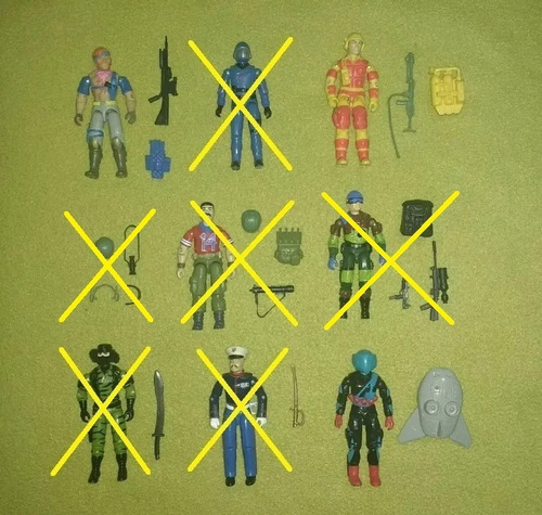 Gi Joe Gijoes Cobras Vintage Blowtorch Zandar Targat 80s 90s