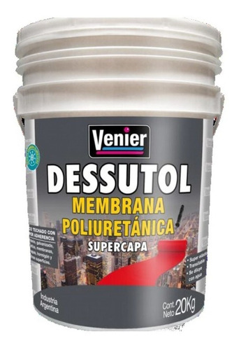 Venier Dessutol Membrana Poliuretanica Supercapa 20kg