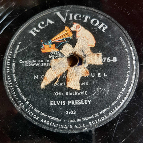 Pasta Elvis Presley Rca Victor C399