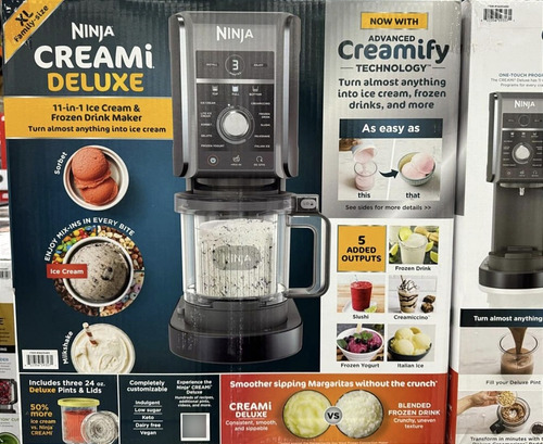 Maquina De Helados Y Batidos Ninja Creami Deluxe Xl