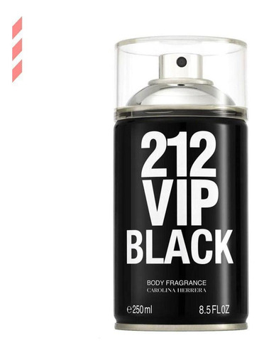 Body Spray 212 Vip Black Men 250ml