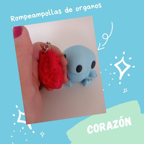 Imagen 7 de 7 de 2 Unidades De Rompe Ampollas Corazón Y Cerebro- Enfermería