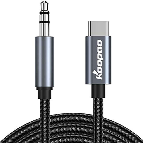 Usb C A Conector Auxiliar De Audio De 3,5 Mm Cable De 6,6 Pi