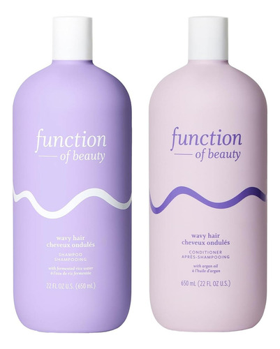 Shampoo y Acondicionador Function Of Beauty Custom para Cabello Ondulado