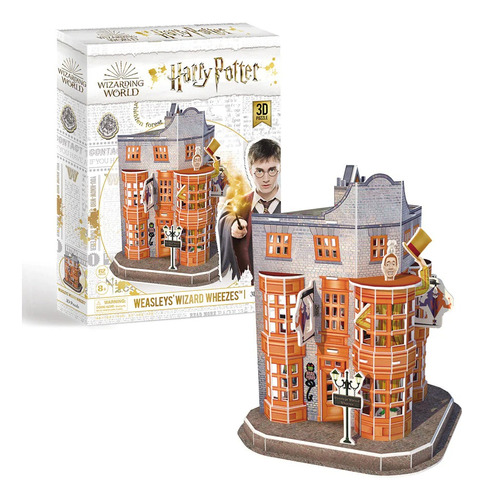 Puzzle 3d - Harry Potter Tienda Weasleys Brothers - Cubicfun