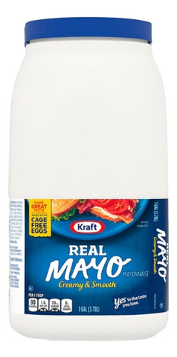 Mayonesa Kraft Real Mayo 1 Galón 3,78 Litros Ruta Market