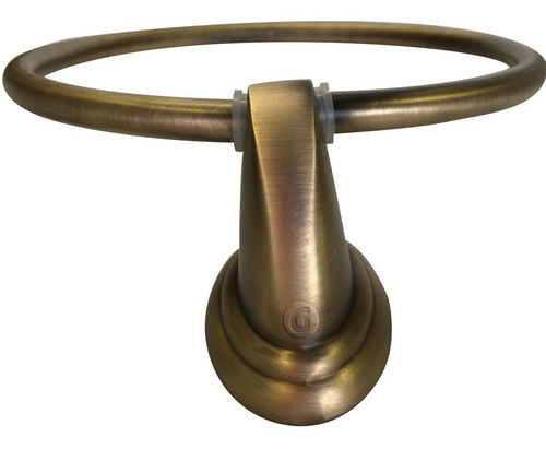 Toallero De Baño Aro Vintage Acabado Bronce Antiguo