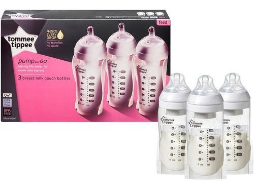 Set  3 Almacenamiento Leche Tommee Tippee/melonitutito