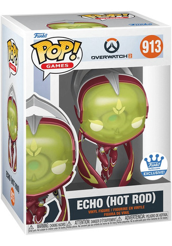 Overwatch 2 Pop! Echo (hot Rod)
