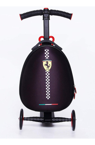 Ferrari Kids Scooter Equipaje, Negro