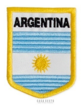 Escudo Parche Insignia Bordada De Argentina