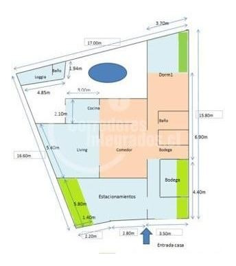 Imagen 8 de 11 de Casa En Venta De 10 Dorm. En Antofagasta