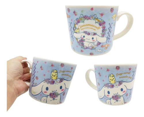 Taza Ceramica Sanrio Hellokitty Cinna Melody Bazardeco 350ml