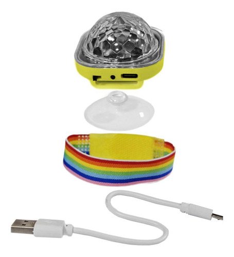 Mini Luz De Disco De Pulsera Disco Led Con Pulsera Portátil