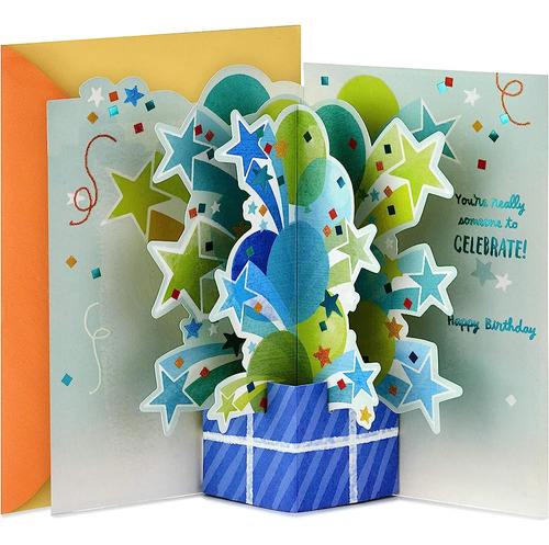 Hallmark Paper Wonder Pop Up Birthday Card (alguien Para Cel