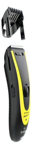 Maquina Corta Pelo Usb Gama Gcs544 Sport + Trimer Nariz Oido Negro Y Amarillo