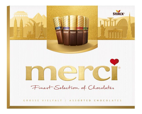 Chocolates Merci Bombones Alemanes Finest Selection 250g 20u