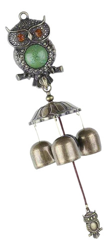 Owl Wind Chimes Retro Adornos Decoración Única Para