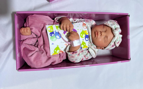 Bebe Reborn De Silicona Real Cuerpo Completo 50cm