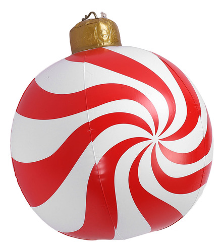 Bola Inflable De Navidad Con Forma De Caramelo De 23.62 PuLG