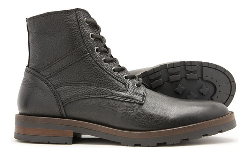 Fabián Arenas Bota Casual De Piel Para Hombre 503 Negro