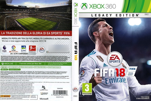 Fifa 18 Em Português - Xbox 360 Lt3.0 Ler Características