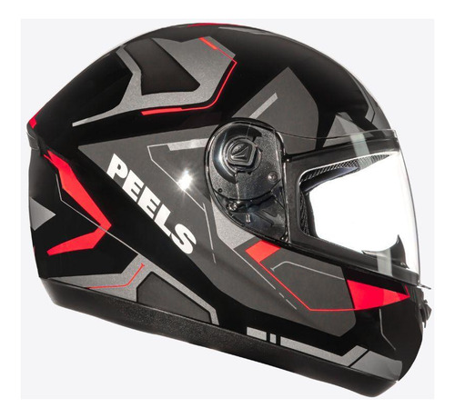 Capacete De Motociclista Lup Spike - Leve E Prático - Preto