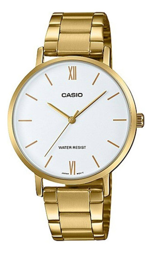 Reloj Casio Ltp-vt01g-7b Para Dama Dorado