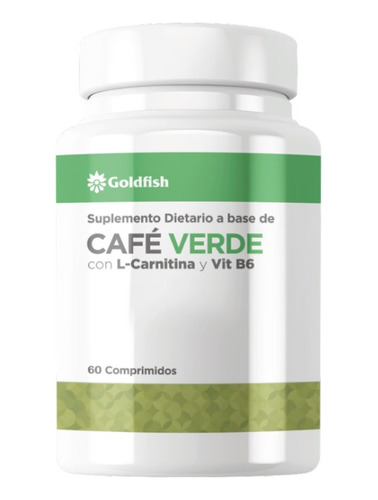 Café Verde Con L-carnitina Y Vit B6 | Goldfish | X 60 Comp