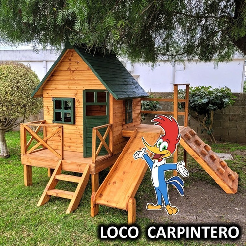 Imagen 5 de 7 de Casita De Madera Infantil Día Del Niño Navidad Reyes 2023