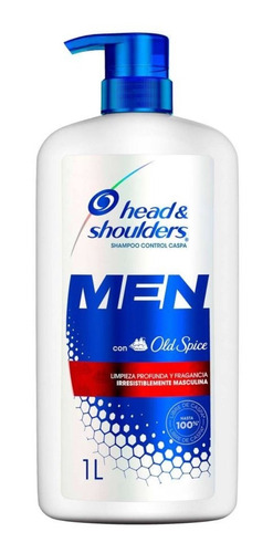 Shampoo Head & Shoulders Men Con Fragancia Old Spice De 1 Li