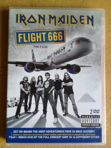 Dvd Iron  Maiden Flight 666 Made In U.s.a