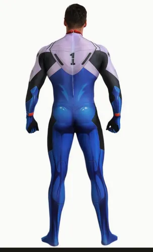 Disfraz Evangelion Cosplay Shinji Ikari Para Hombre Eva 01