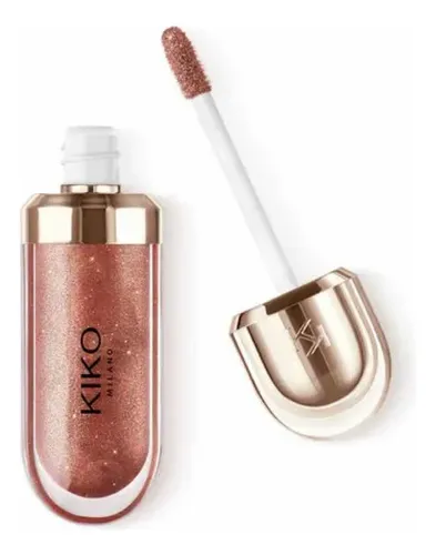 comprar Lip Gloss Hydra 3d Kiko Milano Cor 45 Brilhante Cor Marrom Marrom
