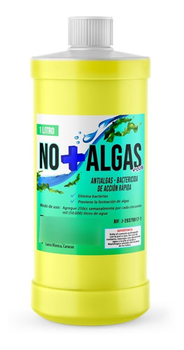 No + Algas Plus Alguicida Extra Concentrado Para Piscinas