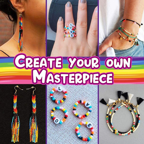Kits De Abalorios De Pulsera De Acrílico For Hacer Barato A