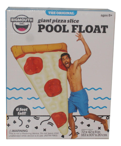 Flotador Gigante Para Piscina Con Rebanadas De Pizza