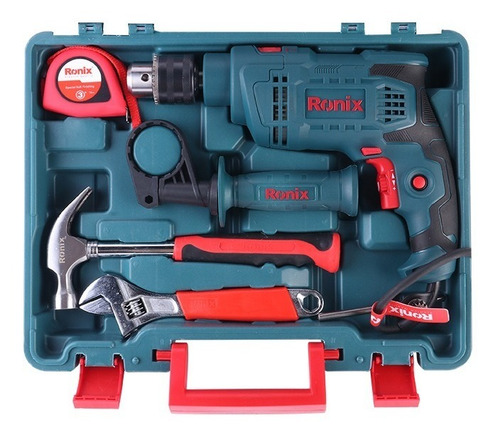 Taladro Ronix 650w Con Caja De Herramientas, Calidad Premium