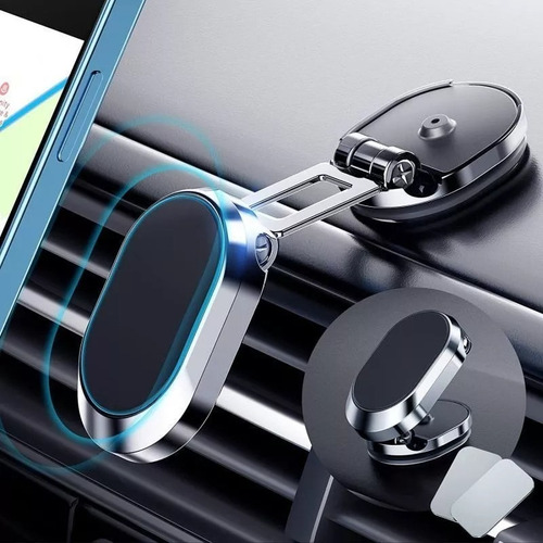 Soporte De Teléfono Celular Adhesivo Magnético Plegable