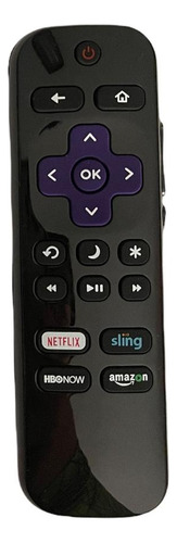 Control Compatible Con Sharp Roku Tv Lc-43lbu591 Mas Funda