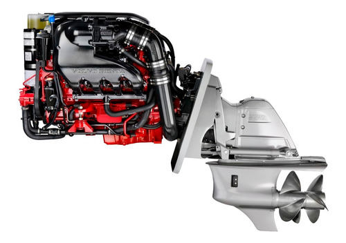 Motor Volvo Penta 6.2 V8 430hp + Rabeta Dps P/ Barco Lancha