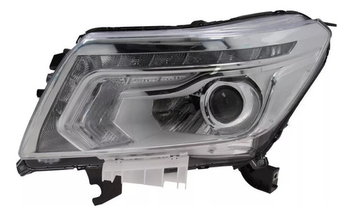 Optica Faro Delantero Nissan Frontier 2015 A 2022 Con Led