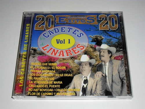 Los Cadetes De Linares Vol 1 20 Grandes Exitos Cd