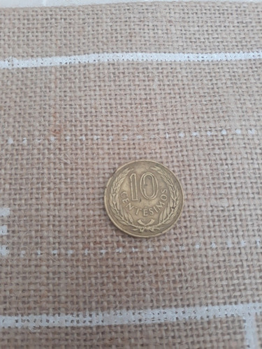 Moneda 10 Centésimos Uruguay 1960