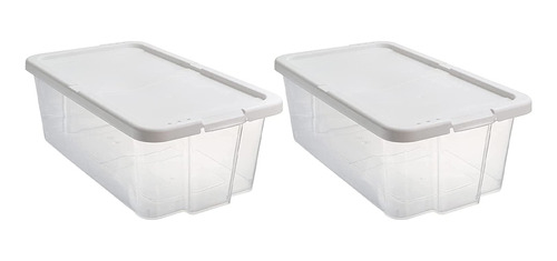 Caja Apilable De Plástico Para Guardar Zapatos Y Zapatillas,