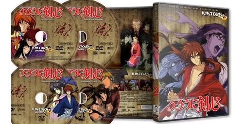 Dvd Samurai X Rurouni Kenshin Ninja Anime Desenho Dublado