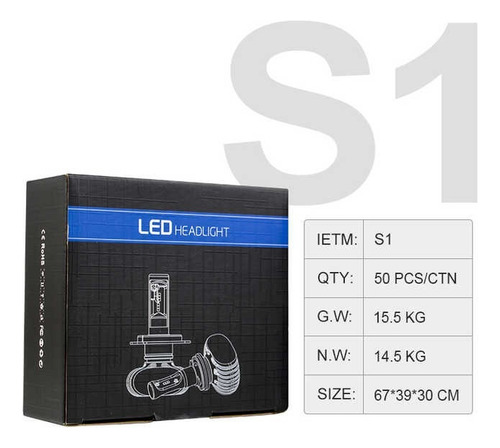Focos Led H4 Kit S1 16000lm 45w
