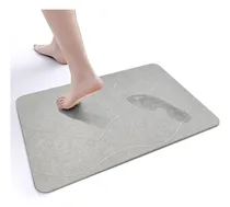 Comprar Tapete De Piedra Ultra Absorbente Antideslizante Secado Rápido Para Baño 60x39cm
