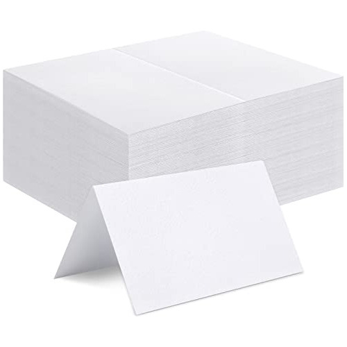 120 Piezas De Tarjetas De Sitio Blanco, Tarjetas De 2x3...