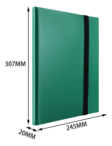 V Pasta De Bolso Para Cartões 432 Pasta Verde